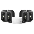 eufy Security eufyCam C35 Black 4-Kamera-Set Black - Schwarz