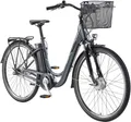 Telefunken E-Bike Cityrad Multitalent RC830, 3 Gang Shimano Nexus Schaltwerk, Frontmotor, 531,3 Wh, Pedelec, Elektrofahrrad für Damen u. Herren
