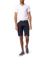 Pierre Cardin Herren Kurze Hose Lyon Bermuda | Männer Freizeit-Shorts | Tapered Fit | Blue/Black Buffies Washed | Blue/Black Buffies 8140 6803 | 34