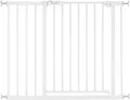 Hauck Türschutzgitter Open N Stop 2 Set inklusive Verlängerung 21 cm, White, auch als Treppenschutzgitter verwendbar, 96-101 cm