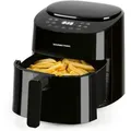 GOURMETmaxx Heißluft-Fritteuse 4,5 L - Schwarz