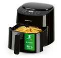 GOURMETmaxx Heißluftfritteuse 4,5L 1400 W, ideal zum Braten, Grillen, Rösten etc., 1450 W, Besonders fettarme und schonende Zubereitung, Timer