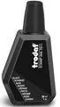 Trodat Schwarze Tintenflasche, 28 ml, Ersatztinte für Handstempelkissen