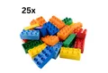 LEGO® LEGO® DUPLO® 2x4 Steine Bausteine Bunt Gemischt - 3011 NEU! Menge 25x Spielbausteine, (Bausteine, 25 St., Kreativ-Set), Made in Europe