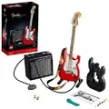 Lego Ideen FENDER STRATOCASTER DIY Gitarre Modell Building Set 21329