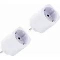 Shelly Plug M Gen3 weiß 2-pack - kleiner smarter Stecker mit WLAN und Bluetooth-Konnektivität und Leistungsmessung