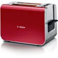 Bosch TAT8614N Styline Toaster 860 Watt 2-Scheiben-Toaster Toastautomat Rot