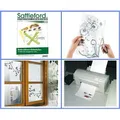 Bedruckbare Klebefolie 5 Klebefolien A4 transparent für Inkjet Drucker Klebefolie zum Bedrucken