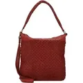 Greenland Nature Femi & Nine Schultertasche Leder 39 cm  rot