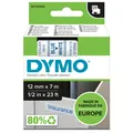 DYMO® Original D1-Schriftband für LabelManager™ 12mm x 7m - Polyester, wieder ablösbar - blau auf weiss S0720540
