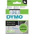 Dymo D1 ORIGINAL Schriftband, blau auf weiß, 12mm x 7m