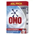 Omo Professional White Waschmittel Pulver 7 kg – Hochwirksames Vollwaschmittel für weiße Wäsche, starke Fleckentfernung & strahlendes Weiß, Waschpulver Großpackung für bis zu 140 Wäschen