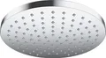hansgrohe Vernis Blend - wassersparende Kopfbrause (EcoSmart), runde Duschbrause (205 mm), Regendusche mit 1 Strahlart für Wand- oder Deckenmontage, Brausekopf mit Antikalk-Funktion, Chrom, 26277000
