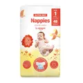 by Amazon Ultra Dry Windeln Größe 1, 2-5kg, 48 Stück