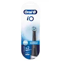 Oral-B iO Ultimative Reinigung Aufsteckbürsten für elektrische Zahnbürste, 2 Stück, ultimative Zahnreinigung mit iO Technologie, Zahnbürstenaufsatz für Oral-B Zahnbürsten, schwarz