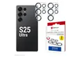 Displex Kameraschutzglas Camera Lens Glass All-In-One Protector Full Cover für Samsung Galaxy S25 Ultra, Packung, Objektivschutz, Kameraschutz, kratz- & stoßfest