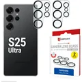 Displex Full Cover Camera Lens Glass, Kamera Schutzglas, Platte, Doppelpack (2 Stk., Samsung Galaxy S25 Ultra) (02119)