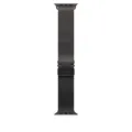 Apple Watch Band - Milanaise Armband - 49 mm - Schwarz - Small