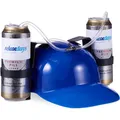 Relaxdays Trinkhelm (10022789 BLAU)