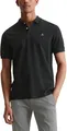 Marc OߴPolo Herren Kurzarm-Poloshirt aus Bio-Baumwolle Regular Fit, Schwarz (Black), M