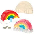 Spardose Regenbogen aus Keramik (pro Set 2) Keramik & Porzellan