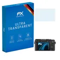 atFoliX Schutzfolie kompatibel mit Panasonic Lumix DC-LX100 II Folie, ultraklare FX Displayschutzfolie (3X)