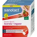 sanotact® Direkt-Boost Acerola + Ingwer | 20 Sticks | 180 mg natürliches Vitamin C aus Acerola | mit Ingwer-Extrakt | Immun­system & Zellschutz |
