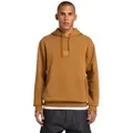 Timberland Kapuzensweatshirt Silicon Badge Hoodie (LB) für Erwachsene, sportlicher Stil, mit Kapuze, bequeme Passform braun XL (58/60)