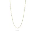 THOMAS SABO Charm-Kette Paperclip vergoldet Recyceltes 925 Silber, 18k Vergoldung