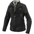 SpiDi Motorradjacke 4 Season Evo H2Out Damen Motorrad Textiljacke herausnehmbares Innenfutter,herausnehmbare Membrane,wasserdicht grün|schwarz XL