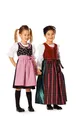 Schnittmuster Burda 9509 Mädchen Dirndl Gr. 104-140