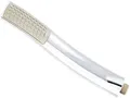 infactory Duschkopf wassersparend: Wassersparende Design-Stabbrause 'Flat-Stream', 55 superfeine Düsen (Duschkopf Stab, Stabduschkopf, Dusche)