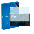 atFoliX 3x Displayschutzfolie für Sony DSC-WX350 Schutzfolie klar Folie