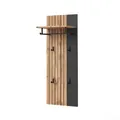Vicco Wandgarderobe Amber, Eiche Wotan, 43 x 110 cm, zur Ablage von Büchern, Lampen und Alltagsgegenständen