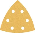 Bosch 5x EXPERT C470 Schleifblatt (für Farbe auf Holz, Hartholz, Ø 93x93 mm, Körnung 80, Professional Zubehör Deltaschleifer)