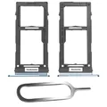IS-TECK SIM-Kartenhalter Ersatz SIM-Tray Kompatibel mit Samsung Galaxy S10 / Plus Single inklusive SIM-Nadel SIM-Kartensteckplatz (Prism Blau)