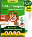 anwerk® Schlupfwespen gegen Lebensmittelmotten 11 Karten x 4 Lieferungen