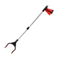Blosta Greifzange Greifer Rot faltbar 81/42cm Greifer für Senioren, Müllgreifer