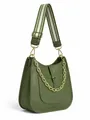 COLLEZIONE ALESSANDRO Schultertasche München, aus Rindsleder, Made in Italy