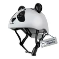HUDORA Kinderhelm Pandy – Komfortabler Kleinkind-Helm in XXS – Sicherer Fahrradhelm mit niedlichem Panda-Motiv – Robuster Kinder-Helm für Mädchen & Jungen – Perfekt für Laufrad, Scooter & Fahrrad