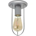 Deckenlampe E27 Grau Metall Industrie Design Deckenleuchte - Grau