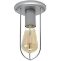 Licht-erlebnisse - Industrial Deckenleuchte Vintage Draht Schirm E27 Stepp