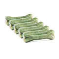 DOGBOSS 100% Natur Kauknochen Hundeknochen, Rinderhaut mit Dental Salbei, 5 Stück 12 cm