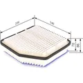 Bosch F 026 400 176 Luftfilter für TOYOTA LEXUS Staubpartikelfilter