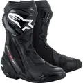 Alpinestars 2220021-10-43, Männlich, Erwachsener, Rennsportstiefel, Schwarz - Schwarz/Weiß - 43