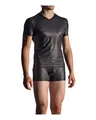 MANSTORE M510 V-Neck Tee 2er Pack Black 2XL