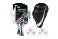 Butterfly Tischtennisschläger 2x Timo Boll Vision 3000 + 2x Drive Case 1 + Bälle, Tischtennis Schläger Set Tischtennisset Table Tennis Bat Racket