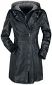 Gipsy Seneka LEGV Frauen Ledermantel schwarz S 100% Leder Basics, Biker