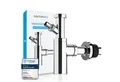 Bächlein Siphon Eleganter Waschbeckenablauf, (Hochwertiger Waschbeckensiphon, Chromfarben), Innovative Reinigungsöffnung, Universell einsetzbar