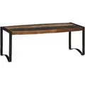 Massivmoebel24 - Couchtisch Altholz 120x60x45 Mehrfarbig Lackiert Industrial 47